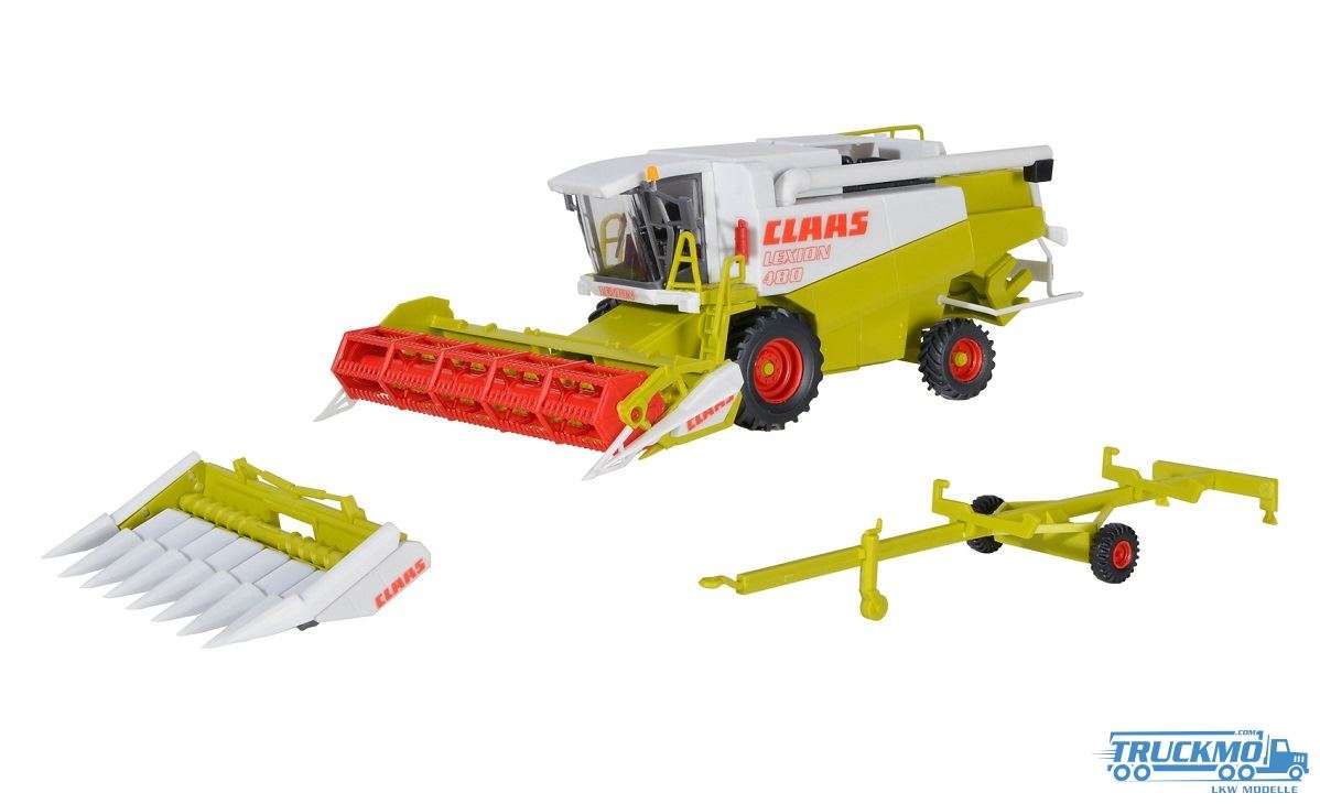 Kibri Claas combine harvester with cutting and maize header 12263