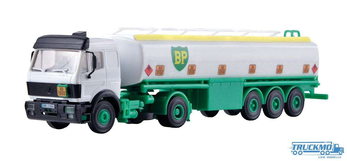 Kibri BP Mercedes Benz tractor 2 axle tank trailer 14670