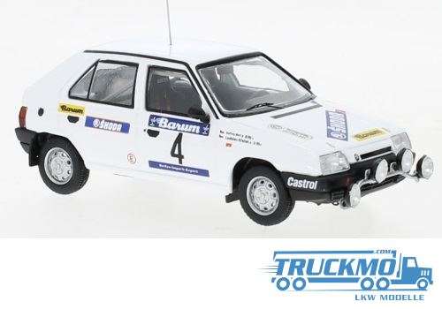 IXO Models Rally Valašskaá Zima Skoda Favorit 136L 1989 No.4 L. Krecek M. Borivoj IXORAC407A.22