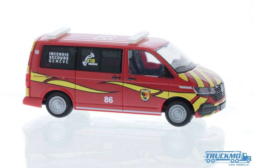 Rietze Feuerwehr Genf Volkswagen T6.1 53904