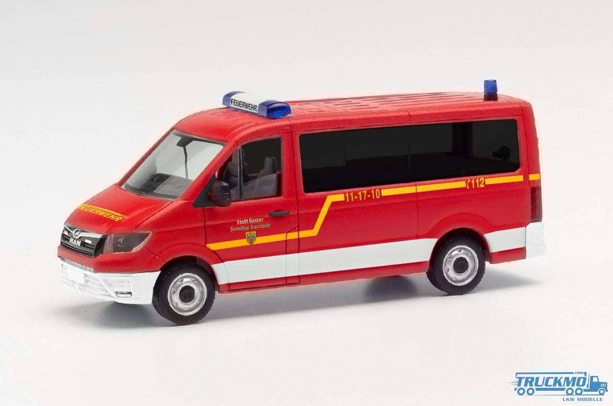 Herpa Feuerwehr Goslar MAN TGE Bus FD 096157