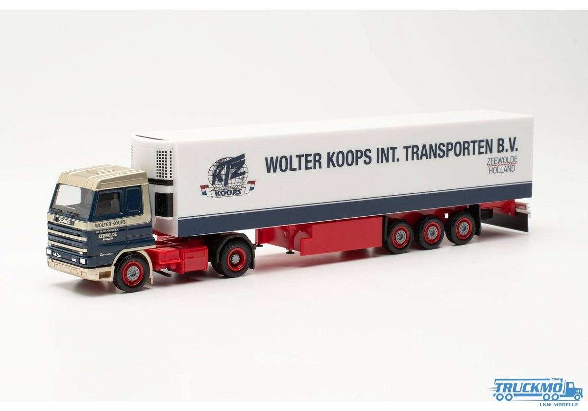 Herpa Wolter Koops Scania 143 Streamline Kühlkoffersattelzug 316736