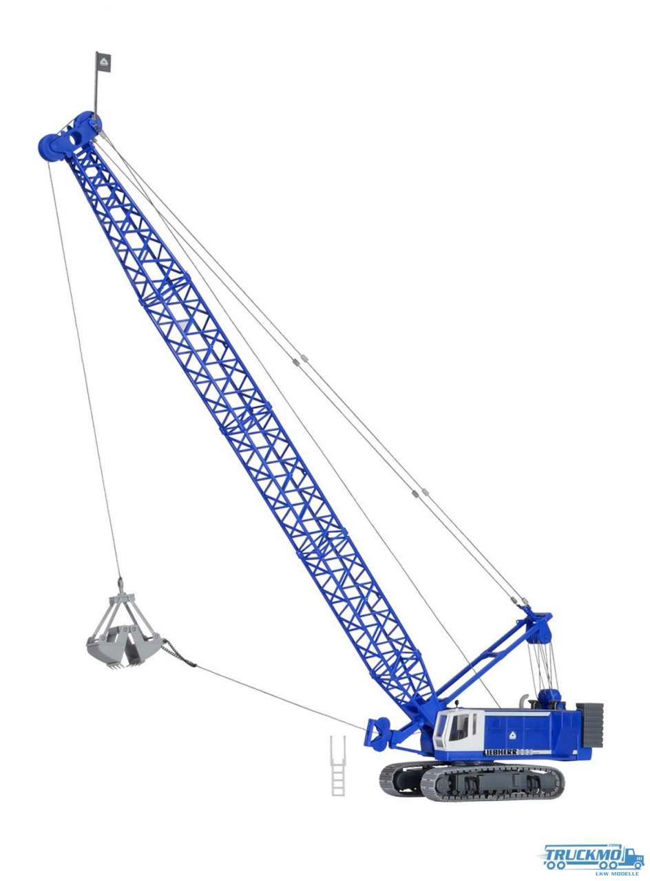 Kibri Liebherr 883 duty cycle crawler crane with grapple for civil engineering 13036