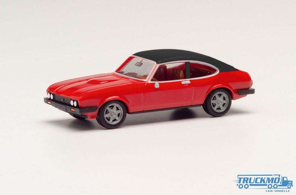 Herpa Ford Capri II with vinyl roof red 420570