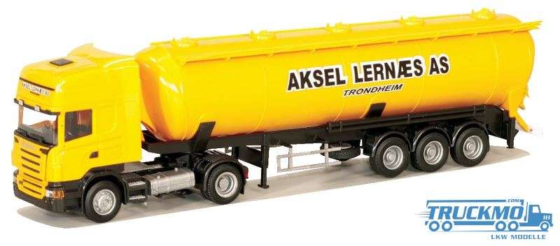 AWM Aksel Lernaes Scania R Topline Aerop Tipping silo semitrailer 53504