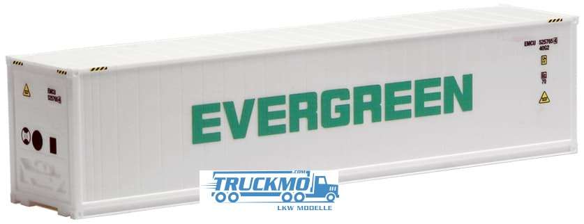 Herpa Evergreen 40ft HighCube Reefer Container 493567
