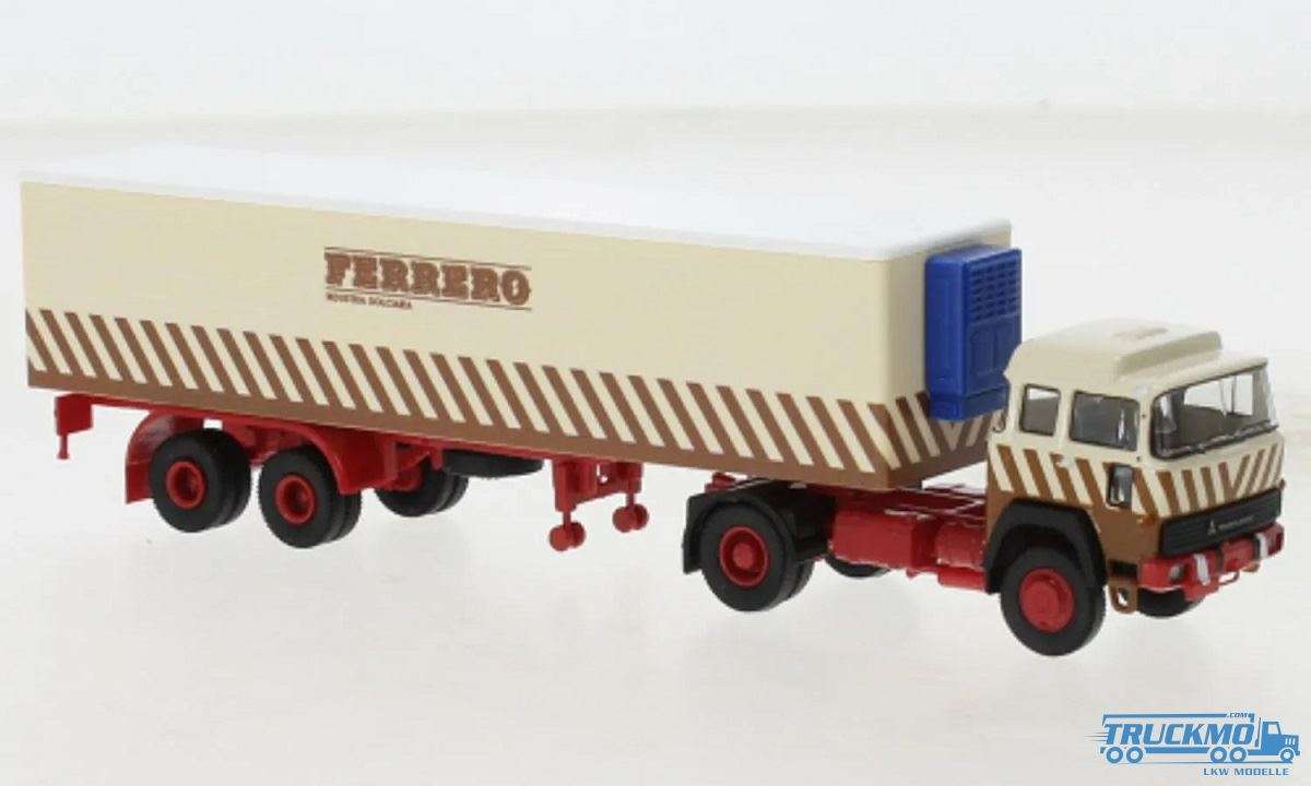 Brekina Ferrero Magirus 310 D 16 refrigerated semitrailer 1974 83284