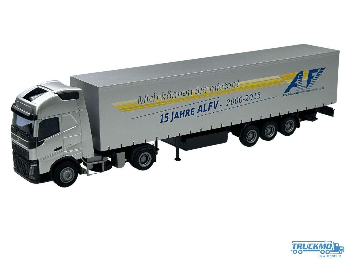 AWM Leckert ALFV Volvo 12 XL curtainside box semitrailer 76328