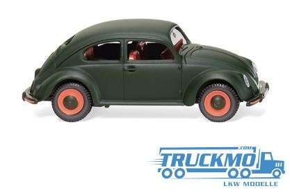 Wiking Volkswagen pretzel beetle matte green 083018