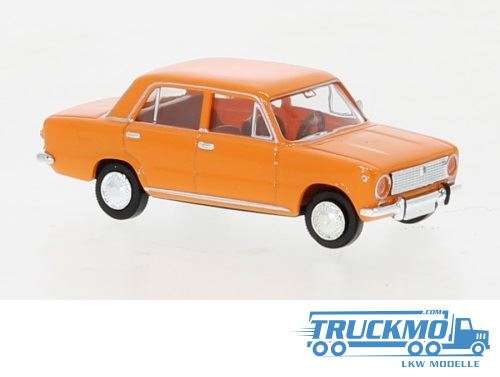 Brekina Fiat 124 1966 orange 22415