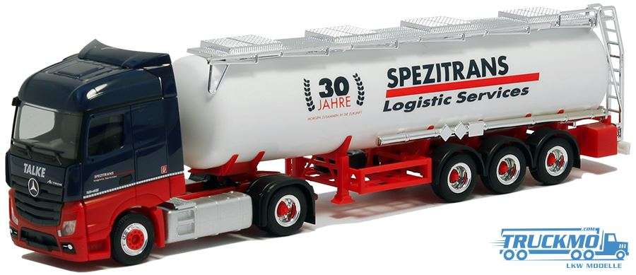 Herpa Grimmener Spezitrans Talke Mercedes Benz Actros Streamspace 2.5 chemical tank trailer 5092