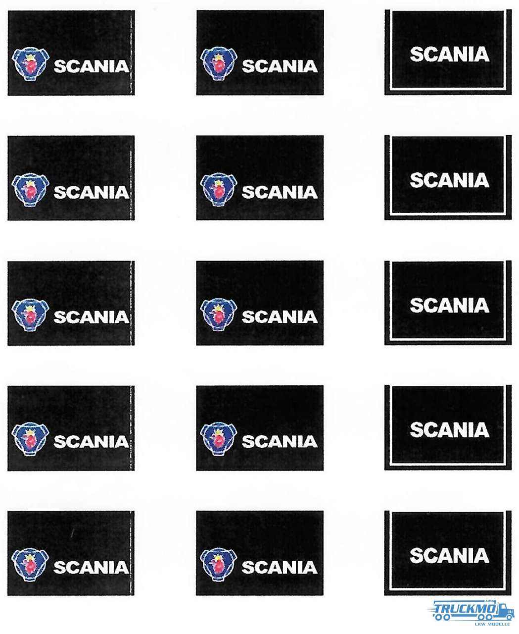 Tekno Decals Stickerset 7 Scania Logo 020-055