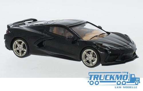 IXO Models Chevrolet Corvette C8 black 2020 IXOMOC304