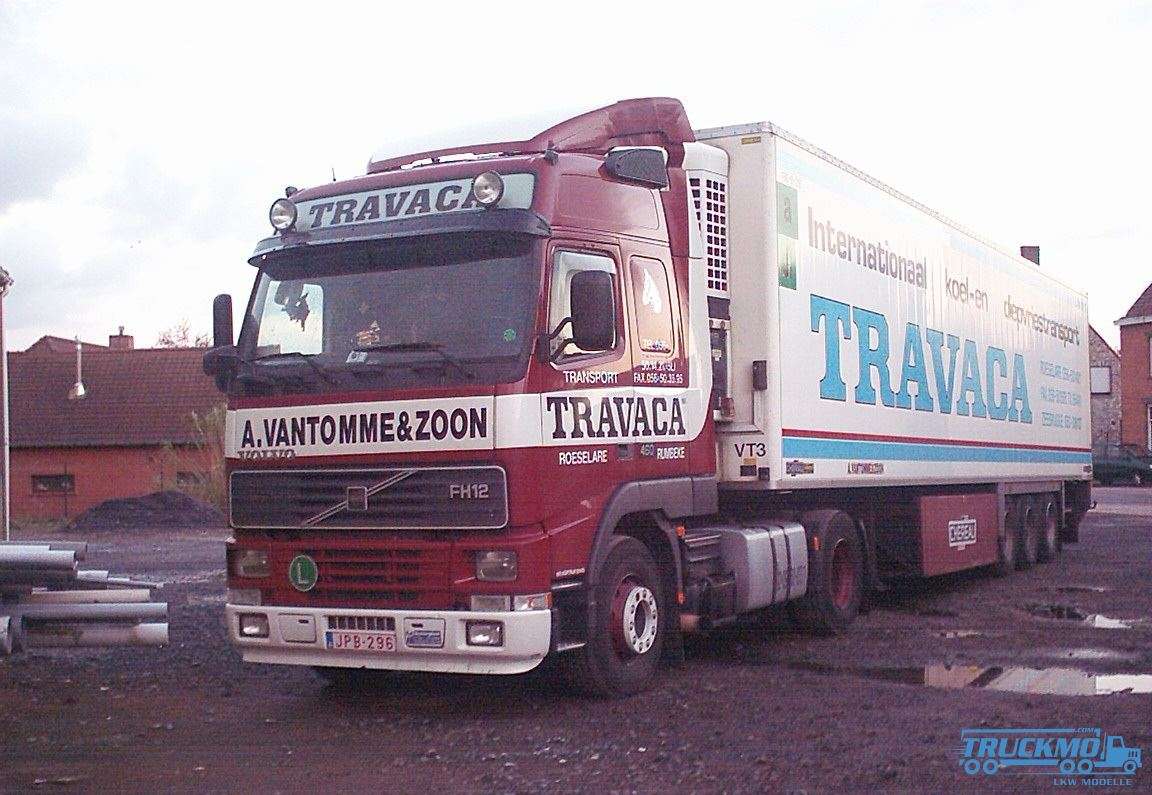 Tekno Travaca Volvo FH12 Globetrotter Kühlauflieger 3achs 85998