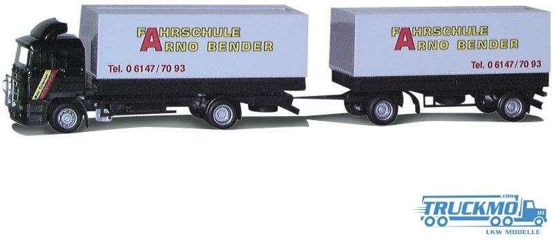 AWM Fahrschule Bender MAN F 2000 Flatbed trailer truck70086