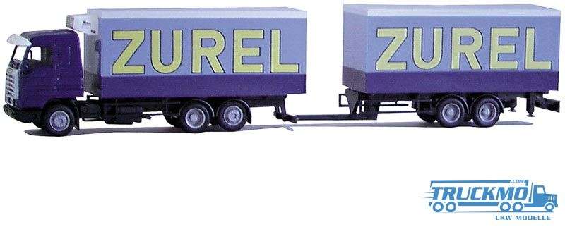 AWM Zurel Scania SL Box trailer trailer 70090