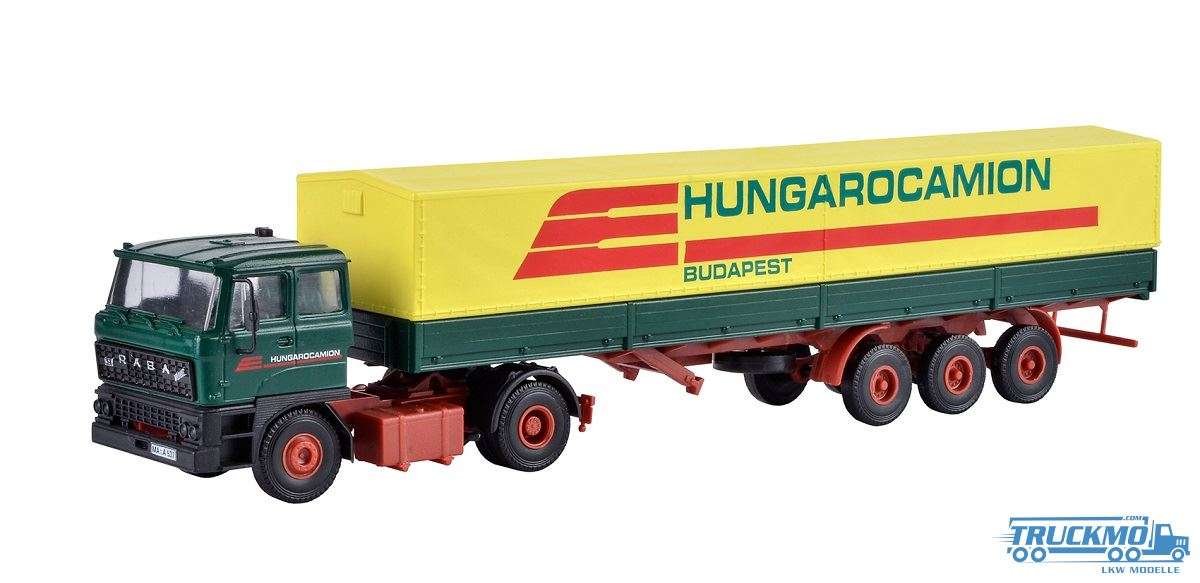 Kibri Hungarocamion RABA 2-Achs tractor unit curtainside trailer 14699