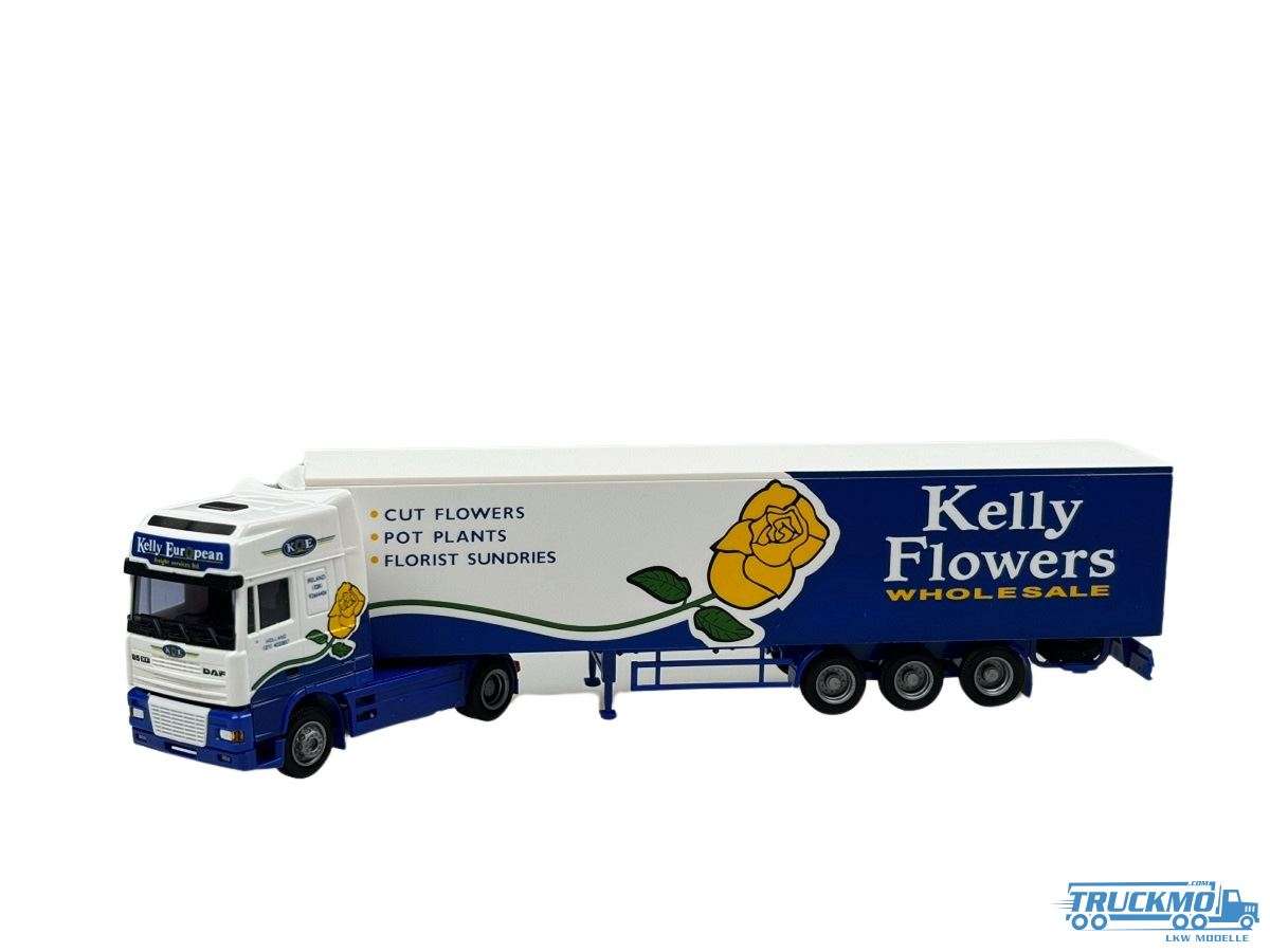 AWM Kelly Flowers DAF 95 XF SSC reefer semitrailer 53024
