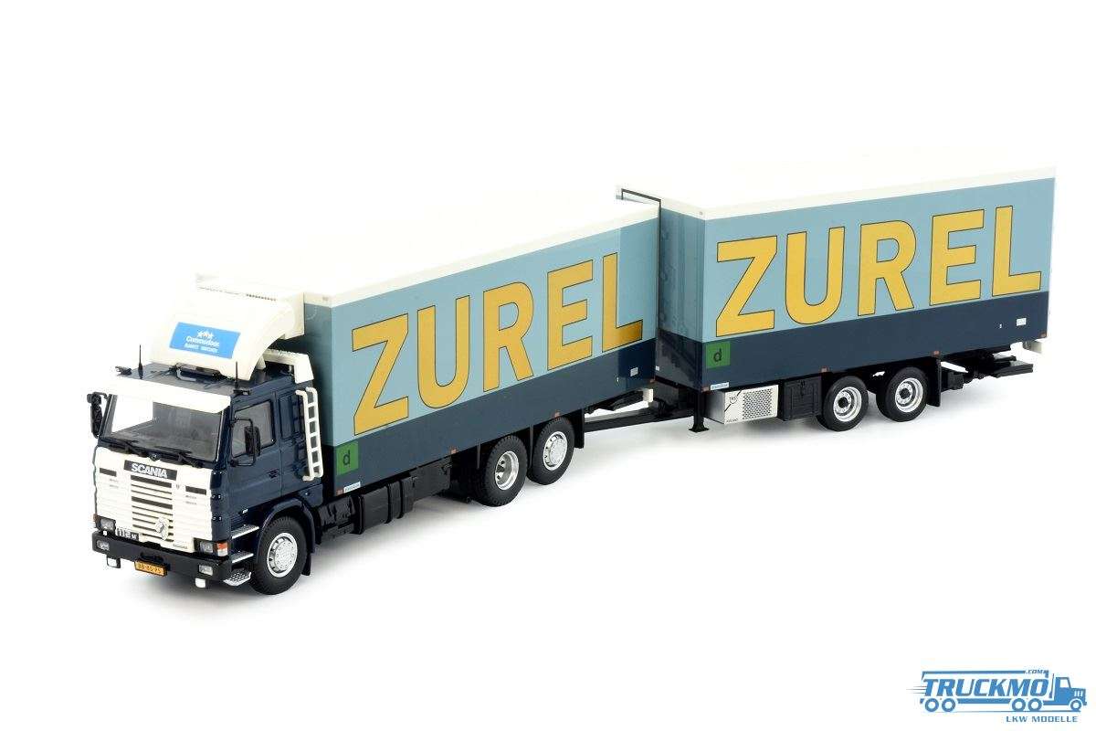 Tekno Zurel Scania 112 reefer truck-trailer 82886
