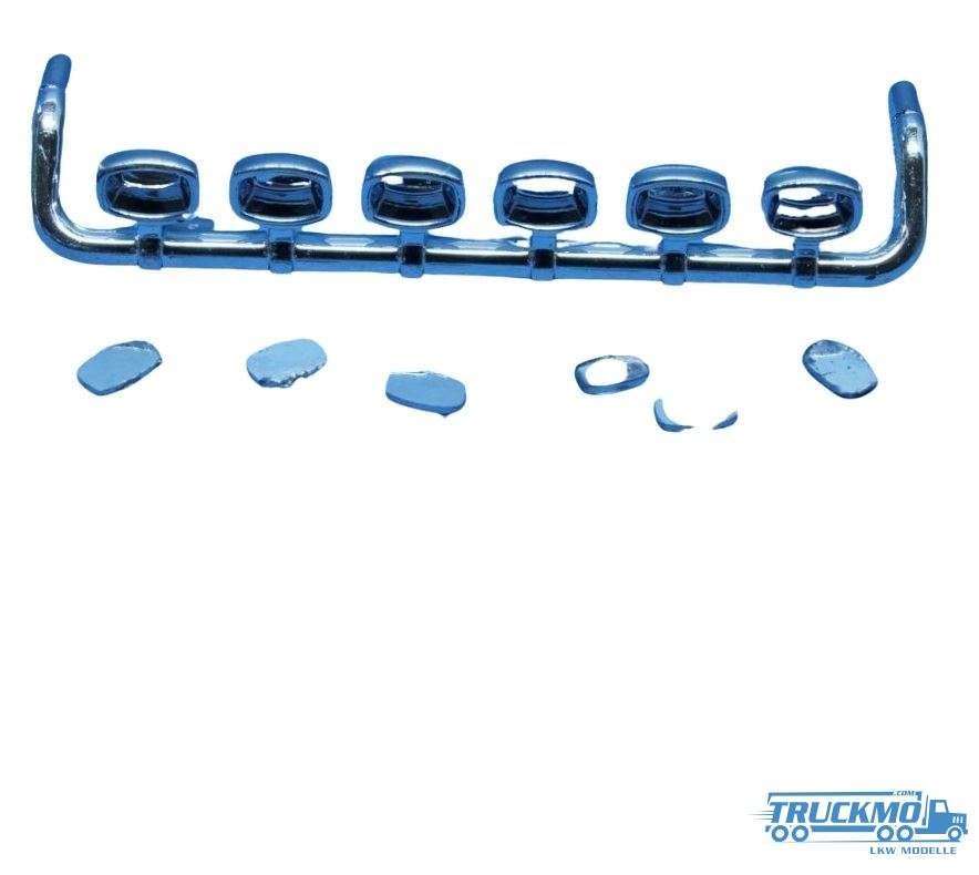 Tekno Parts Scania Topline lamp bracket Trux chrome 501-427 79002