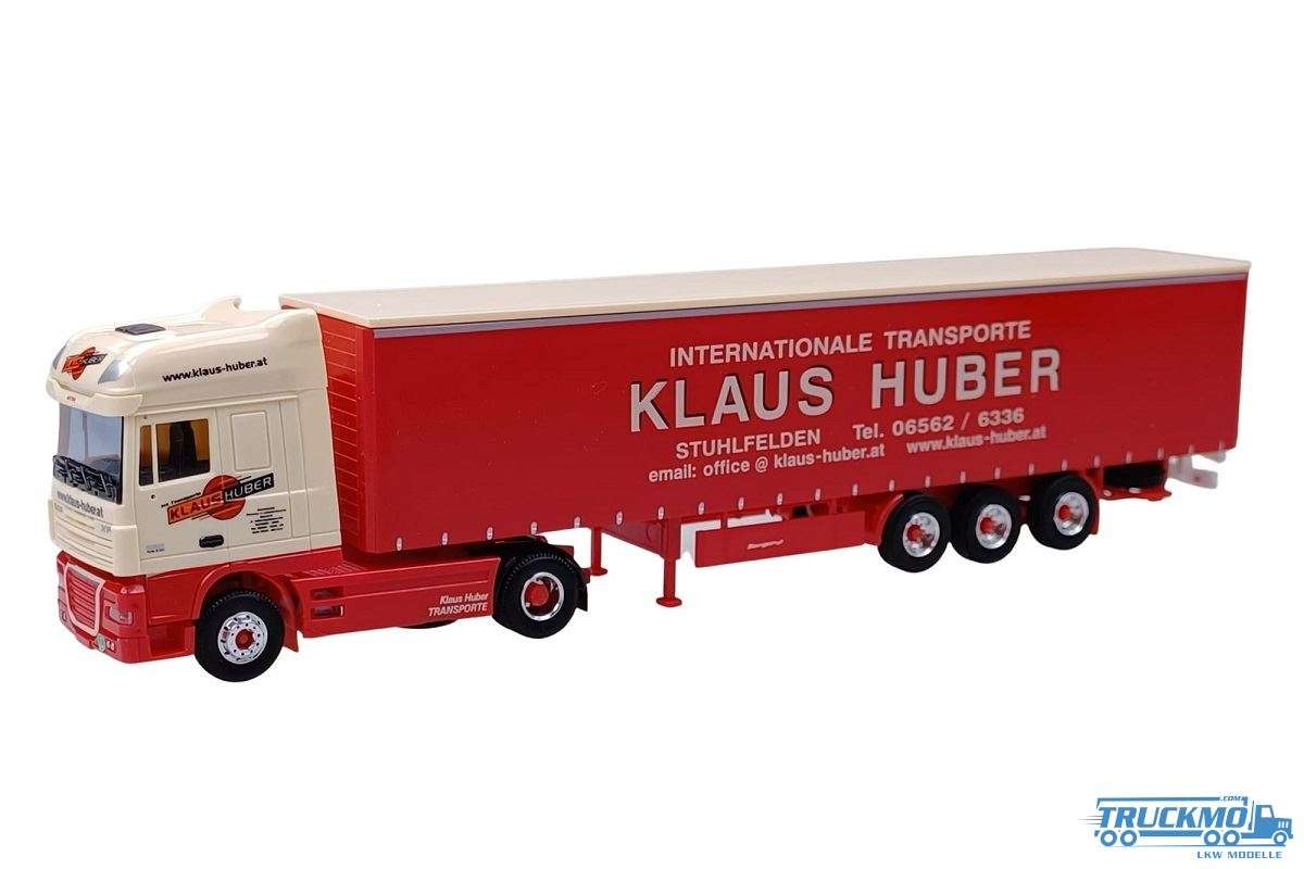 AWM Klaus Huber DAF XF105 SSC Gardinenkoffersattelzug 57428