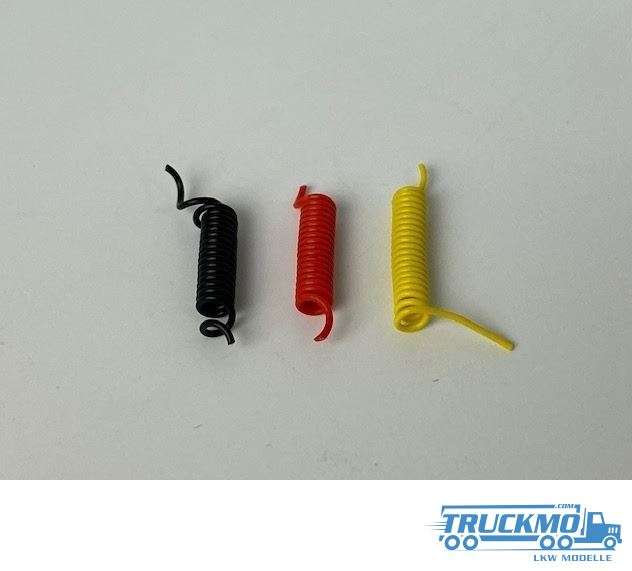 Tekno Parts air hoses: yellow, red, black (set) 81294