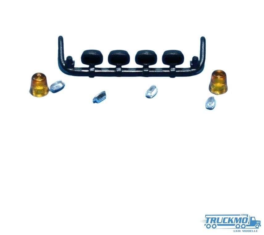 Tekno Parts Volvo FH04 Dachlampenbügel 4 Lampen 2 Drehlichter 501-645 79217