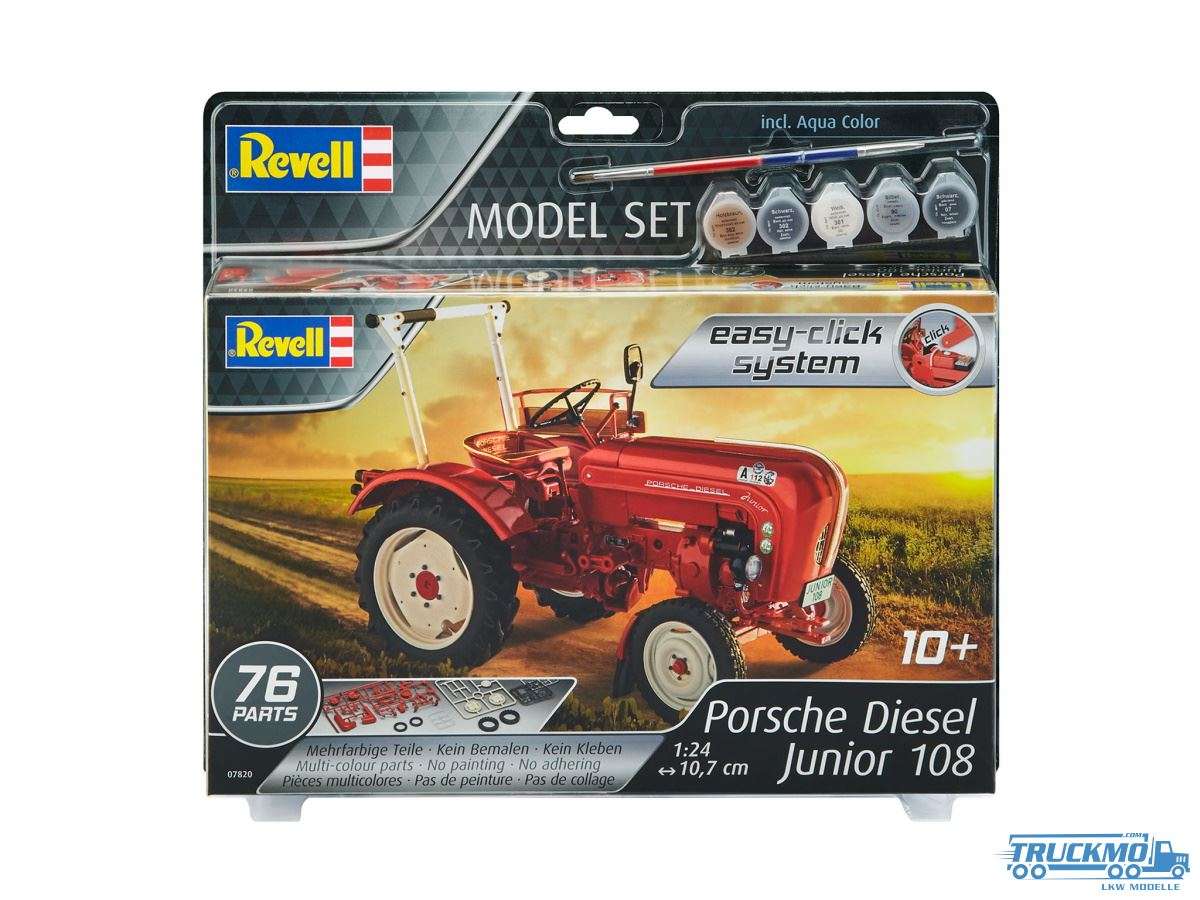 click easy 1:24 Revell Traktor Modell Bausatz 07820 Porsche Diesel Junior 108 
