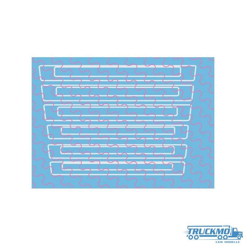 TRUCKMO Decal Scania R06 Barbecue Stripes Outline 12D-0200