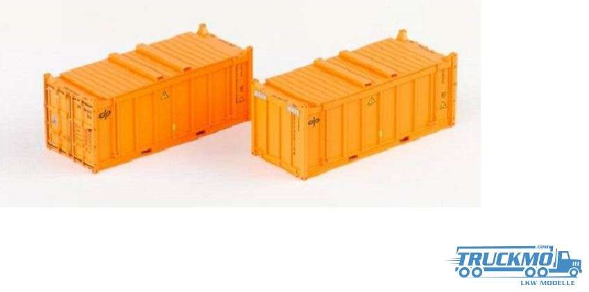 PT Trains Set 2x 20ft Container OT DP DPRE9001745 + DPRE9001909 820806