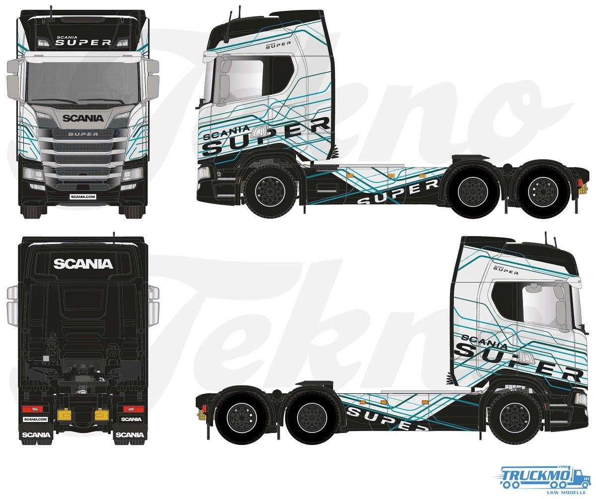 Tekno Scania Super Scania Super Next Gen Highline 6x2 sleepas 85878
