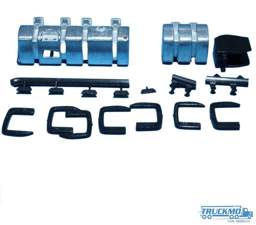 Tekno Parts Volvo FH04 tank 40mm AdBlue tank accessories set 501-754 79324