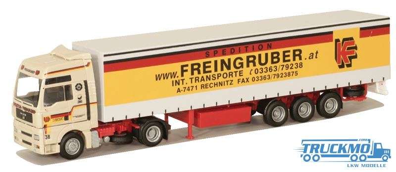 AWM Freingruber MAN TG-A XXL Aerop Curtainsider box semitrailer 54230