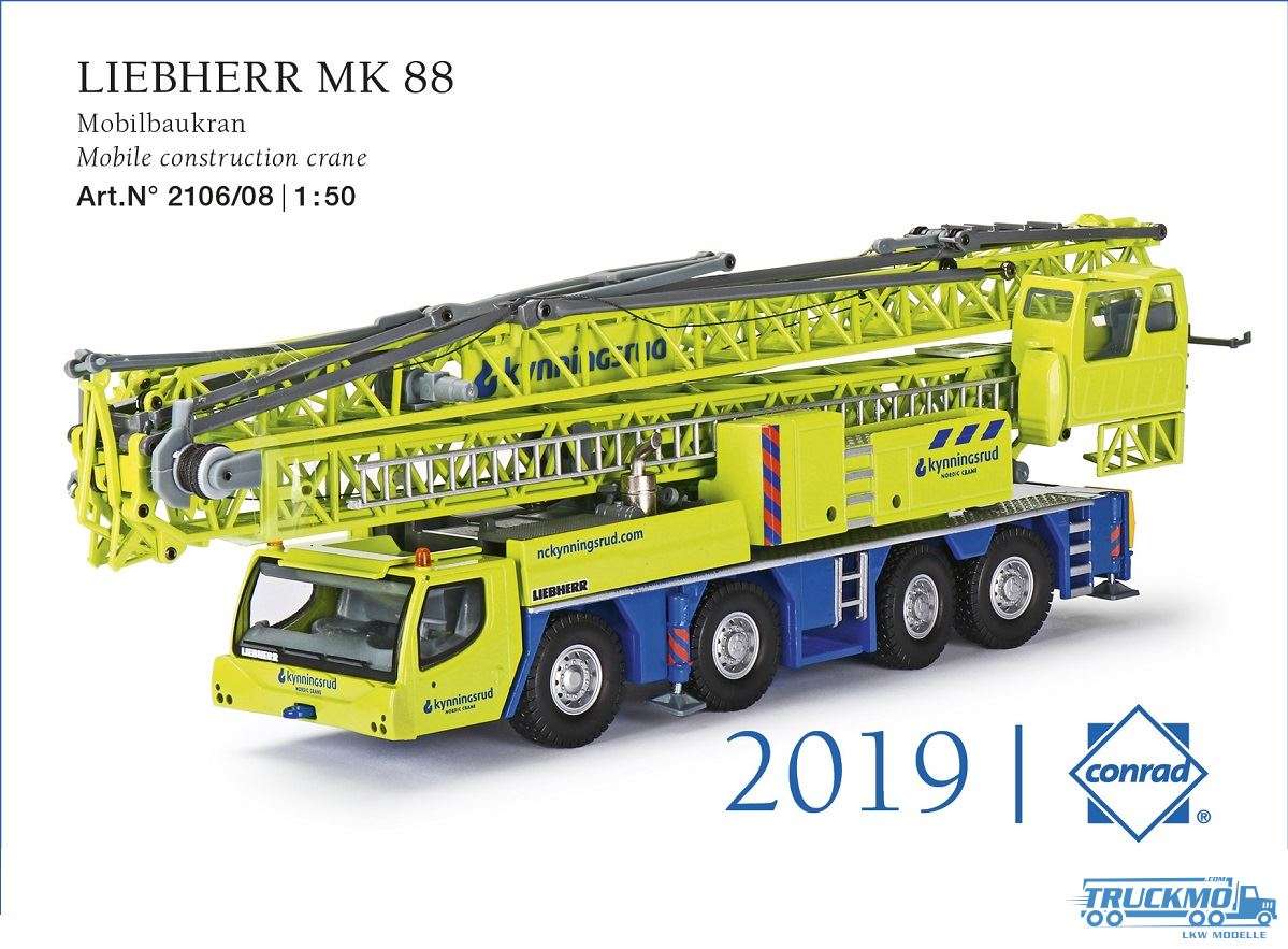 Conrad Kynningsrud Liebherr MK88 Mobile construction crane 2106/08