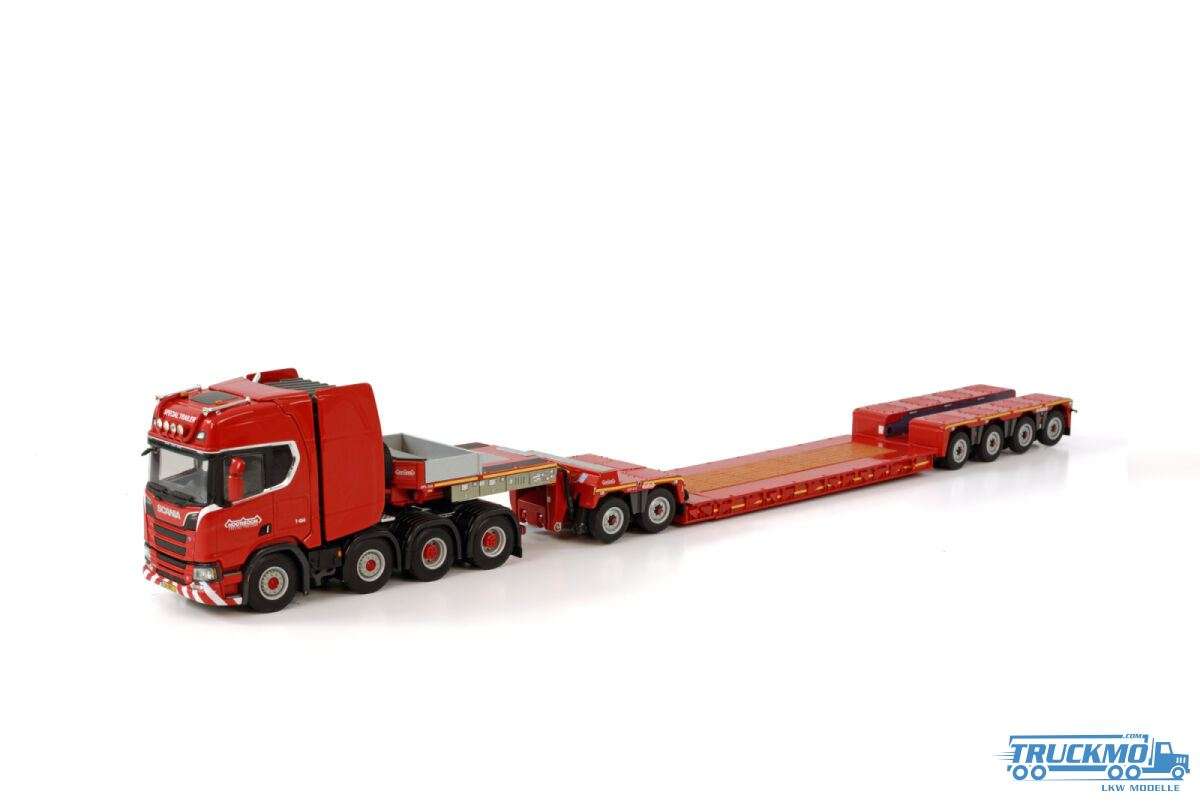 WSI Nooteboom Red Line Scania R Highline CR20H 8x4 Low Loader 4axle + Dolly 2axle 5927188