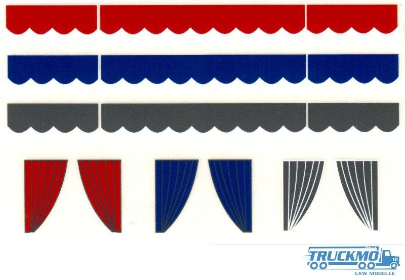 Tekno Decals cortinas parabrisas puertas 020-116 80527 
