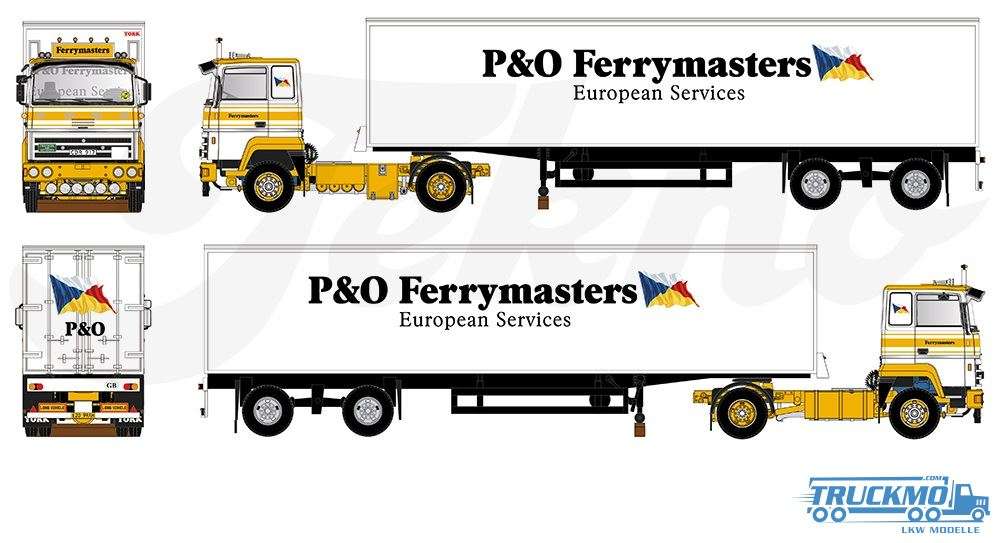 Tekno Ferrymasters Ford Transcontinental Reefer Semitrailer 3axle 84996