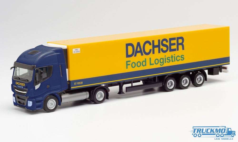Herpa Dachser Food Logistic Iveco Stralis NP Kühlkoffer-Sattelzug 312455