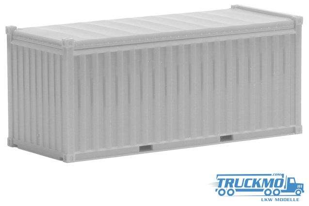 Herpa Open Top Container white 20ft 490018