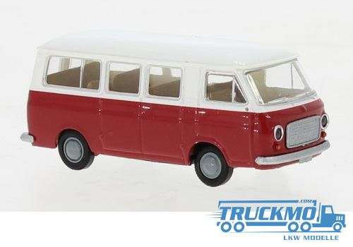 Brekina Fiat 238 1966 Bus weiß rot 34416