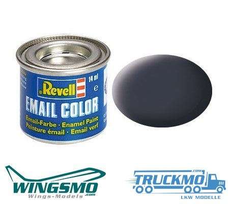 Revell Modellbau Farbe Email Color Tank grey matt 14ml RAL 7024 32178