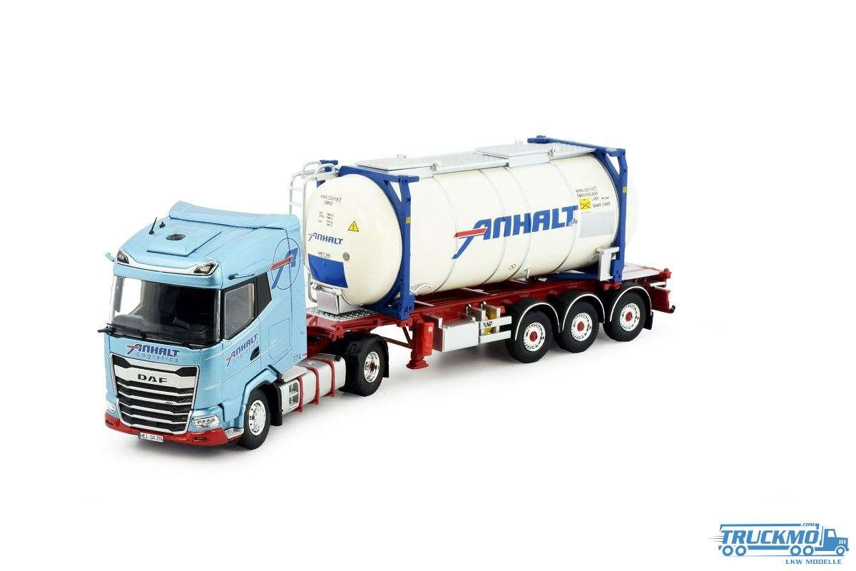Tekno Anhalt DAF XG 4x2 Container Semitrailer + Tank Container 85175