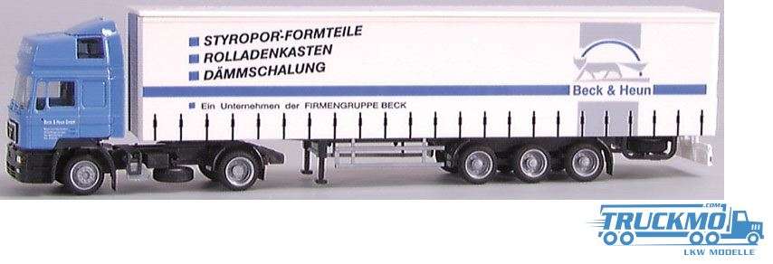 AWM Beck + Heun MAN F 2000-Curtain canvas semitrailer 6392.51