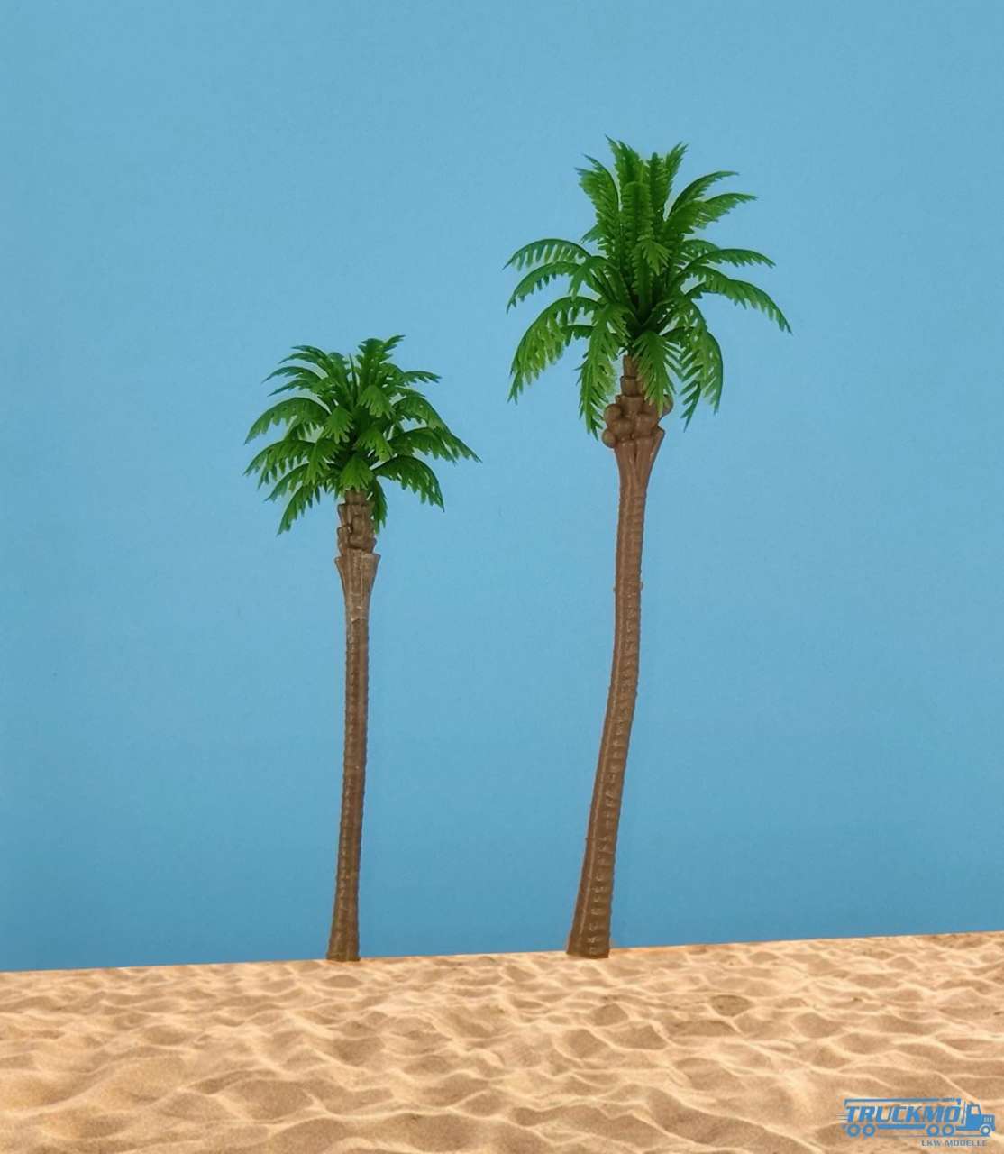 VK models 2 coconut palms 11 + 14cm light green 37002