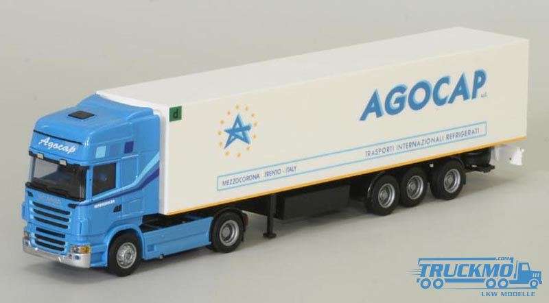 AWM Agocap Scania 09 Topline Aerop refrigerated box semitrailer 74940