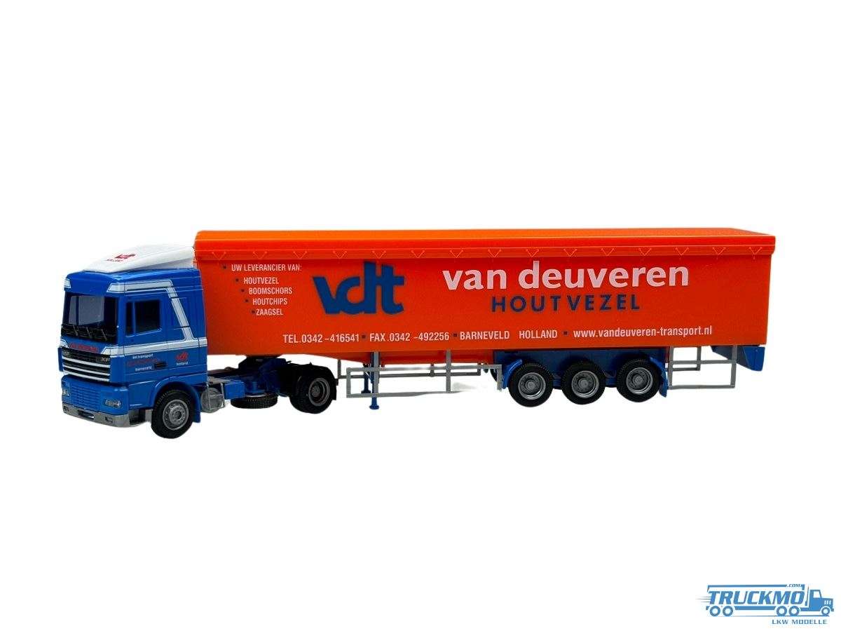 AWM Van Deuveren DAF XF 95 SSC box semitrailer 53037