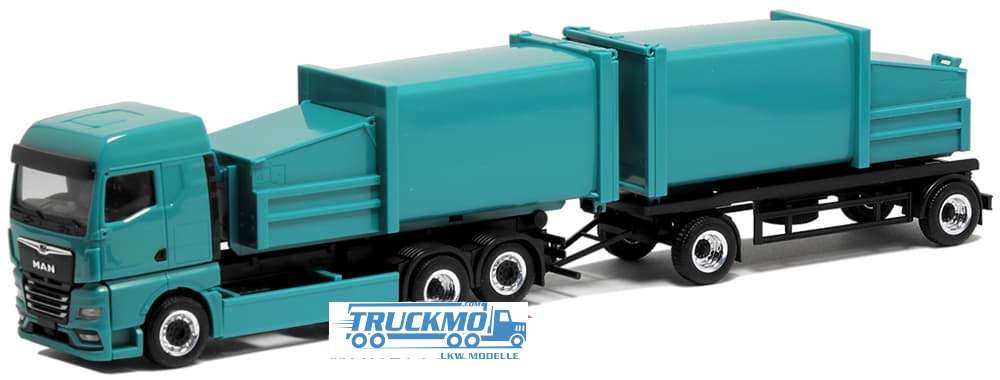 Herpa MAN TGX GM Pressed Waste Container truck-trailer BM948371