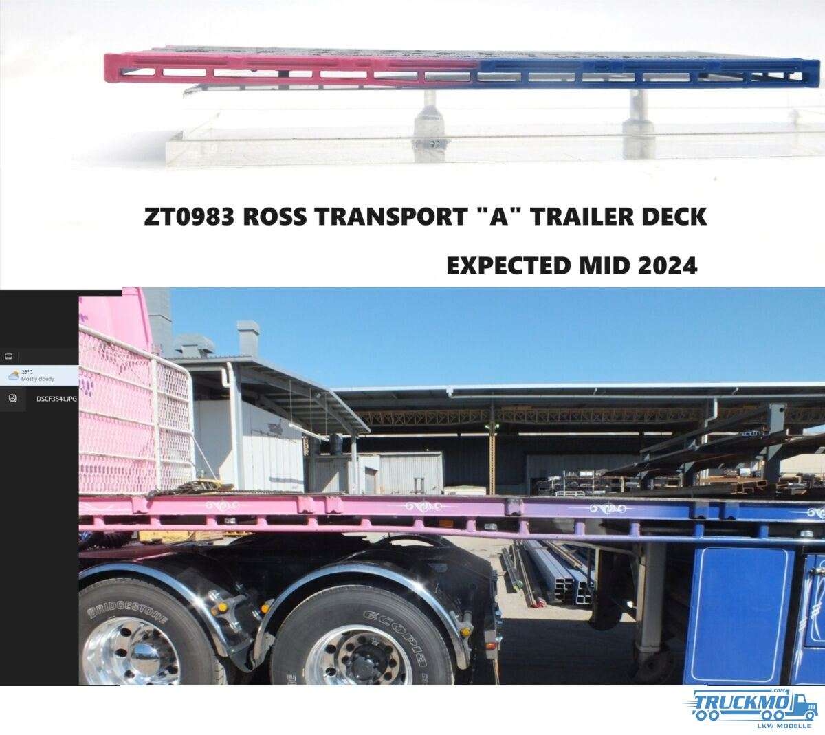 Drake Ross Transport Freighter B Double Flat Top Set ZT09283
