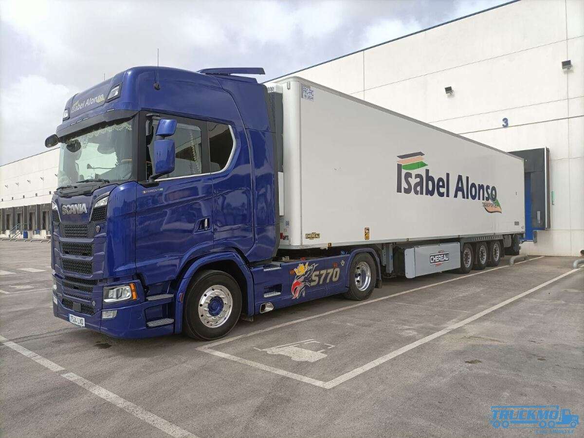 WSI Isabel Alonso Scania S Highline CS20H 4x2 Reefer Semitrailer 3axle 01-4352