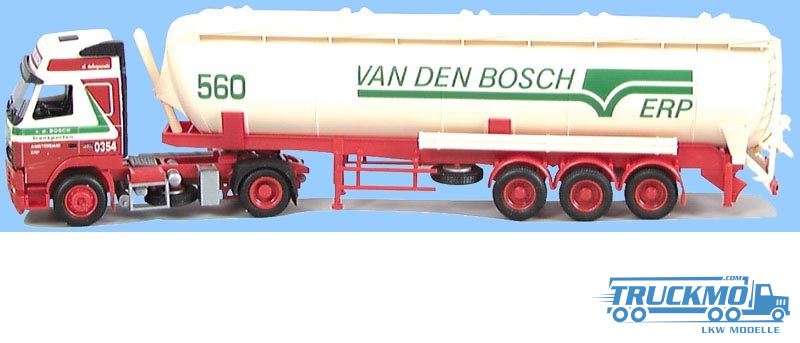 AWM Van den Bosch Volvo FH Globetrotter Tipping silo semitrailer 70952